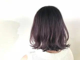 ミディアム カラー ボブ/大人ヘア k-two濱田のヘアスタイル