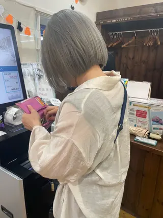 ショート カラー 美容学生必見❣️お得 クーポン有り💓池辺のヘアスタイル