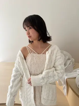 ミディアム カラー ヘアアレンジ K'sfolio【ケイズフォリオ】所属・小森谷 美和のヘアスタイル