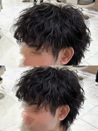 パーマ メンズ はづき 🥀新宿のヘアスタイル