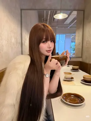 ロング カラー 渋谷ワンホンヘア SAAYA🖤のヘアスタイル