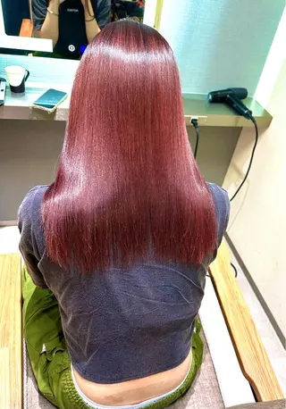 ミディアム 髪質改善【縮毛矯正】 No.1りょうかのヘアスタイル