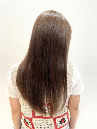 ロング コトネ🫧 韓国風レイヤーカットのヘアスタイル