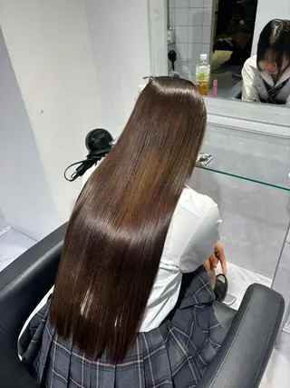 ロング 表参道♡暗髪^ྀི 艶カラー♡アユミのヘアスタイル