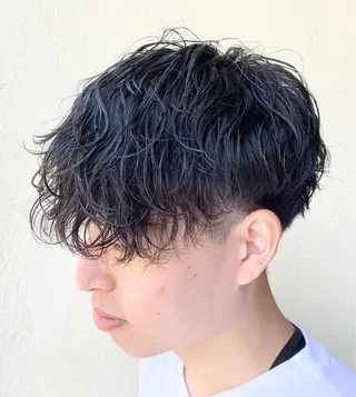 パーマ メンズ 清光 泰之のヘアスタイル