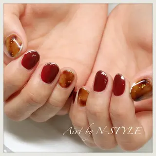 ショート ネイルN-STYLE スタッフのネイルデザイン