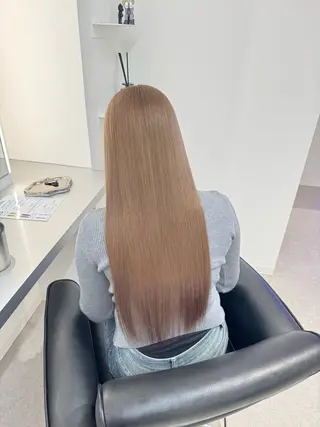 ロング カラー ブリーチ/艶カラー 💎koharu💎のヘアスタイル