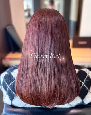 セミロング カラー ⭐️似合わせアップ ⭐️並木奏絵のヘアスタイル