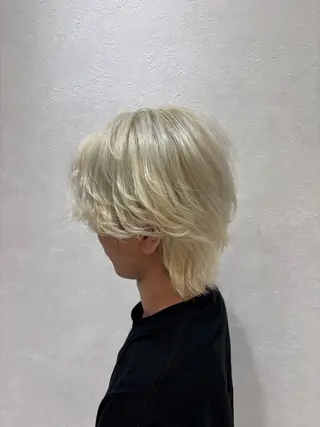 ショート メンズ LOUIMADNA栄所属・新規指名比率No.1 メンズパーマ/二村のヘアスタイル