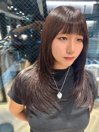 ロング backstage青山店所属・山中 あるのヘアスタイル