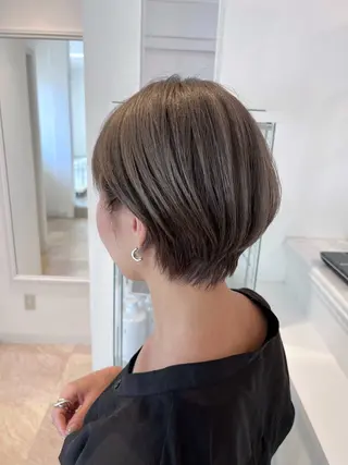 ショート カラー 🍀ナガヤマ ヒデアキ🍀のヘアスタイル