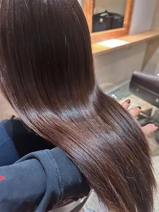 ロング カラー 店長✨️韓国ヘア✖️ 髪質改善カラー／純大のヘアスタイル