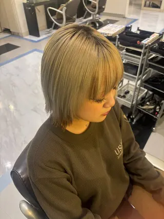 ショート カラー socie所属・森元 力哉のヘアスタイル