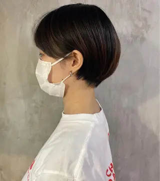 ショート カラー ヘアアレンジ stylist/蛯谷 珠里のヘアスタイル