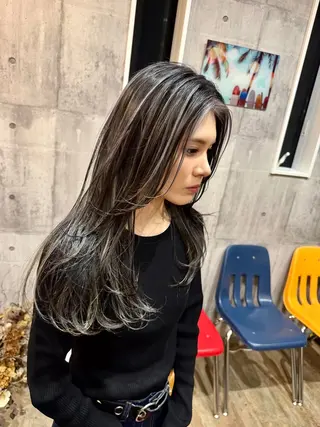 ロング レイヤーカット匠 イソザキノリユキのヘアスタイル