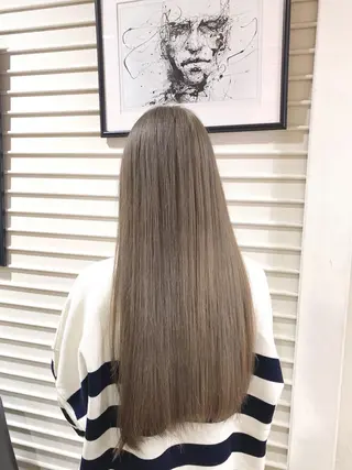 セミロング カラー Grit 元町店のヘアスタイル