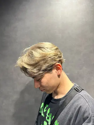 ショート カラー パーマ メンズ 🔥メンズ 特化🔥菊水皐暉🔥のヘアスタイル