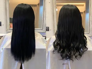 ロング GRANDE アオキのヘアスタイル