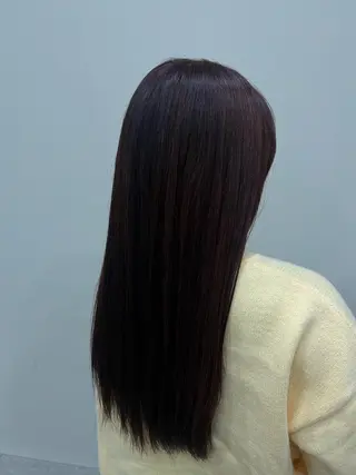 セミロング uni/haruhi ☀️透明感カラーのヘアスタイル