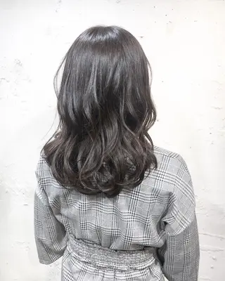 ミディアム カラー ヘアアレンジ ✨艶髪✨透明感✨ 山内大樹のヘアスタイル