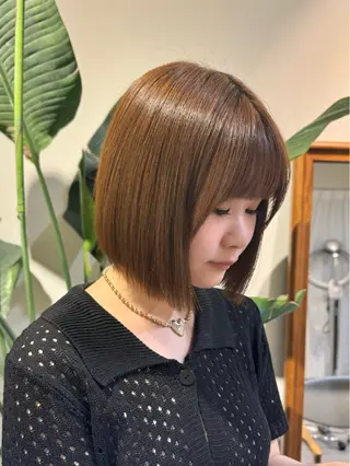 ミディアム カラー roka所属・ayaka♡ 柔らかカラーのヘアスタイル