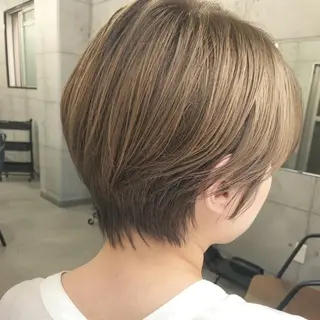 ショート カラー キッズ ネイル 女性専用サロン 【中崎町】ゆきみのヘアスタイル