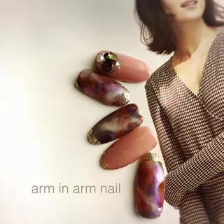 ネイル arm in arm ︎✿Yamamotoのマツエク・マツパデザイン
