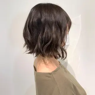 ショート ヘアアレンジ カラー salowin新宿三丁目店所属・🖤小顔ボブ/ウルフ レイヤー🖤山本諒のヘアスタイル