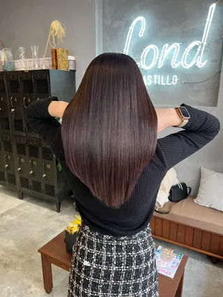 ロング 縮毛矯正/レイヤー 松田空優哉のヘアスタイル