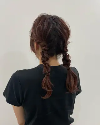 ヘアアレンジ ニシザカ マナのヘアスタイル