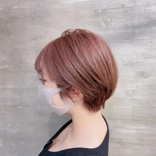 ショート カラー 暗髪/艶髪/Ono .のヘアスタイル