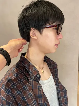ショート メンズ メンズ専門✂️ ROW徳田浩二のヘアスタイル