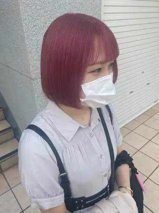 ショート カラー 💗💗韓国レイヤー yu-ki💗💗のヘアスタイル