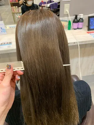 ロング カラー レイヤーカット 西宮北口/みなみのヘアスタイル