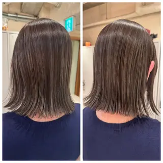 ショート カラー ハイライト/インナー /ブリーチ/レイヤーのヘアスタイル