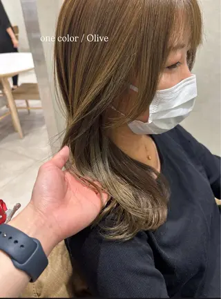 ロング カラー いやされサロンfuu＋所属・fuu＋ ｍａｎａｍｉのマツエク・マツパデザイン