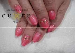 ミディアム ネイル ネイルサロン Cureのネイルデザイン
