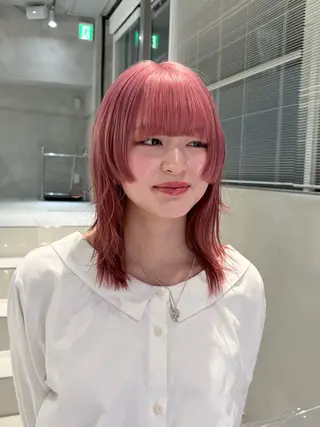 カラー くすみカラー/ブリ ーチ seina★のヘアスタイル