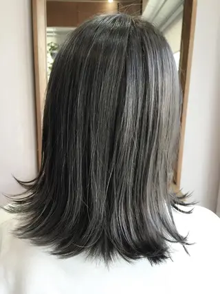 ショート ミディアム セミロング カラー 原宿サロン代表 デザインカラー伊藤卓のヘアスタイル