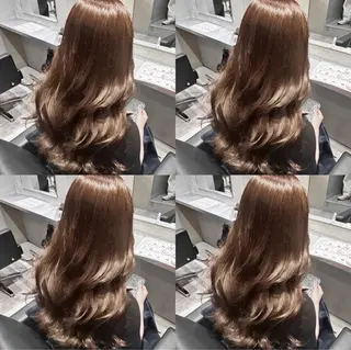 ロング カラー 透明感×髪質改善× エクステそうまのヘアスタイル