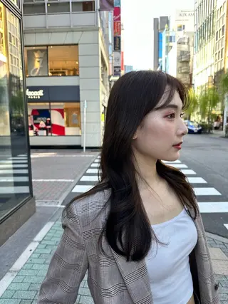 ロング パーマ 韓国風パーマ/ヘア セット/店長みづきのヘアスタイル