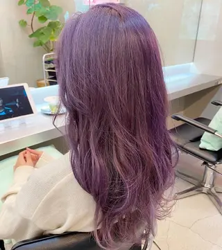 ロング カラー 岡野 静華のヘアスタイル