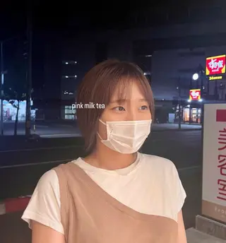 ショート カラー セジールヘアメゾン所属・韓国レイヤー/透明感 カラー🐈曾根高のヘアスタイル