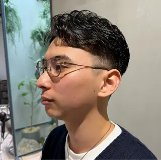 ショート パーマ メンズ MINX over所属・🍒暖色カラー•東京 小玉姫那🍒のヘアスタイル