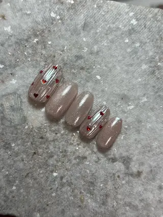 ネイル 三本 綾奈のネイルデザイン