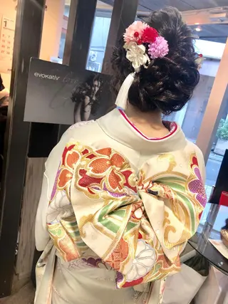 ロング ヘアアレンジ pep所属・pep natsumiのヘアスタイル