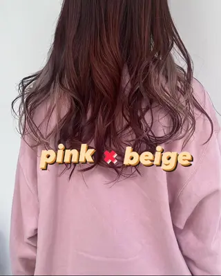 セミロング カラー Valeria所属・湯川 未咲希のヘアスタイル