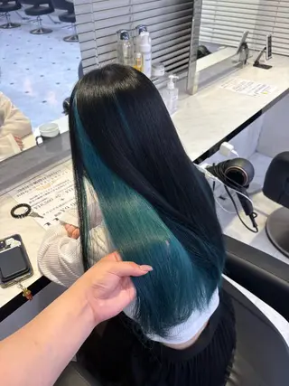 ロング カラー 透明感ベージュカラー 🪞上野🪞AIのヘアスタイル