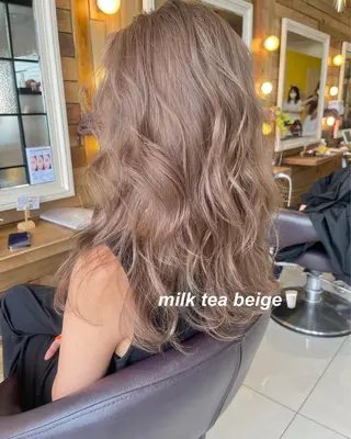 カラー 黒田瀬奈/ボブ まろやかベージュのその他イメージ