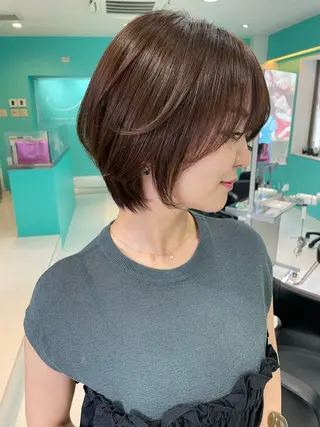 ショート カラー 🫧ショート/ボブ 池袋西口・泡渕✂️のヘアスタイル